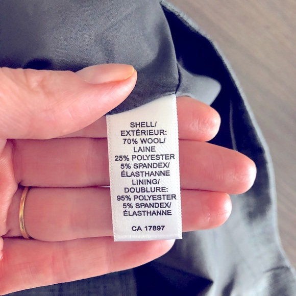 US 2 Wool Blend Dress - Picture 4 of 5